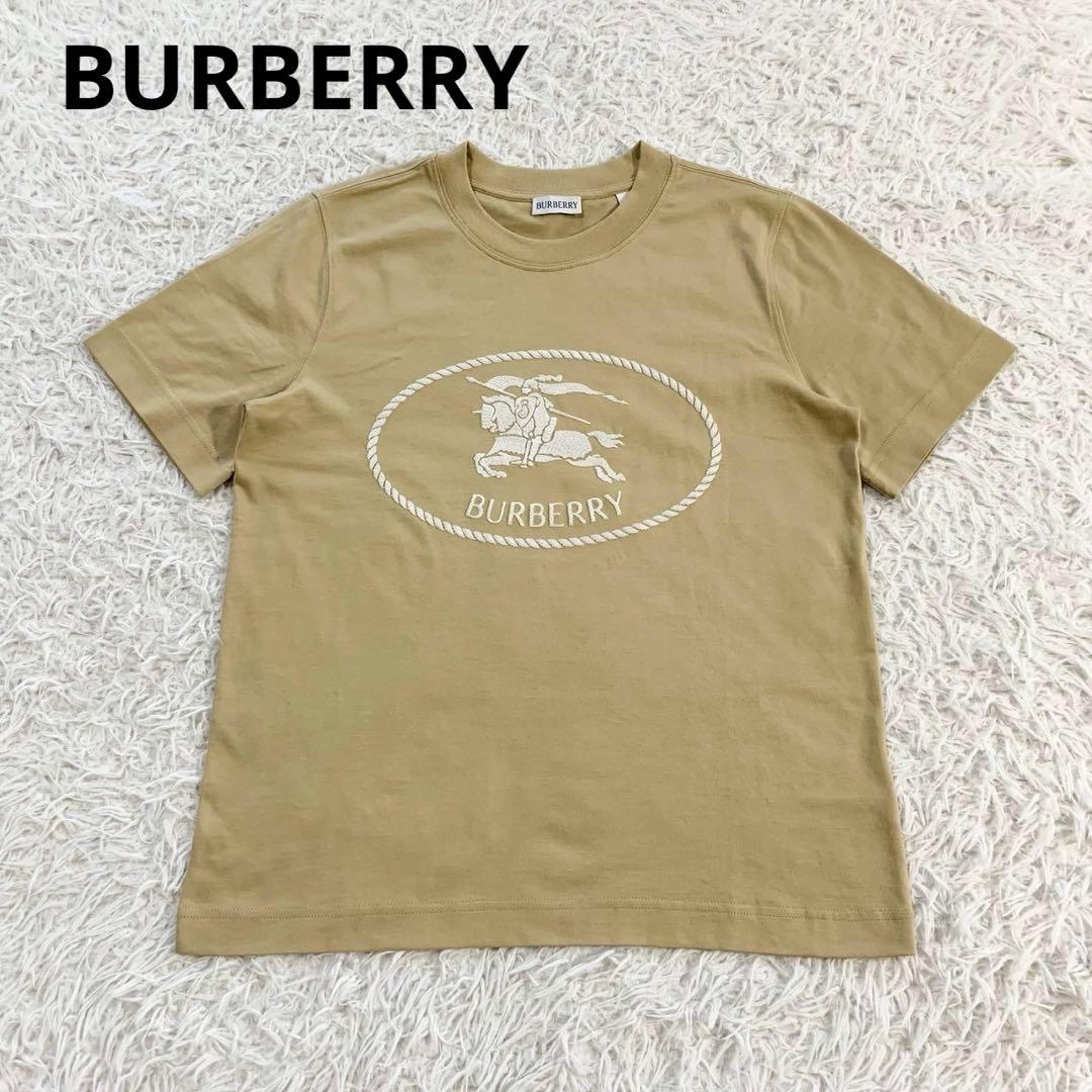 希少　BURBERRY　バーバリー　ナイトスタンプ　コットンTシャツ　ホースロゴ