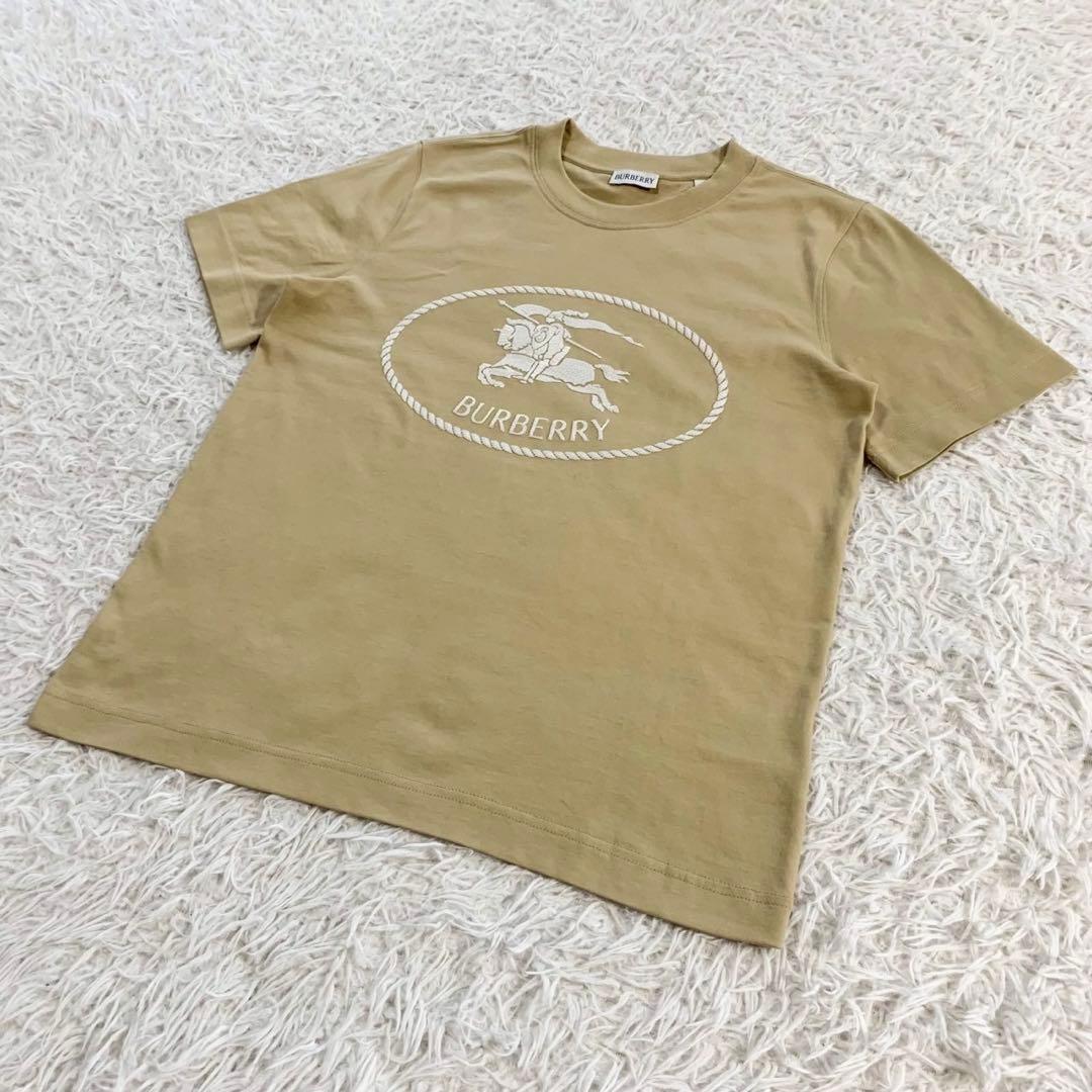 希少　BURBERRY　バーバリー　ナイトスタンプ　コットンTシャツ　ホースロゴ