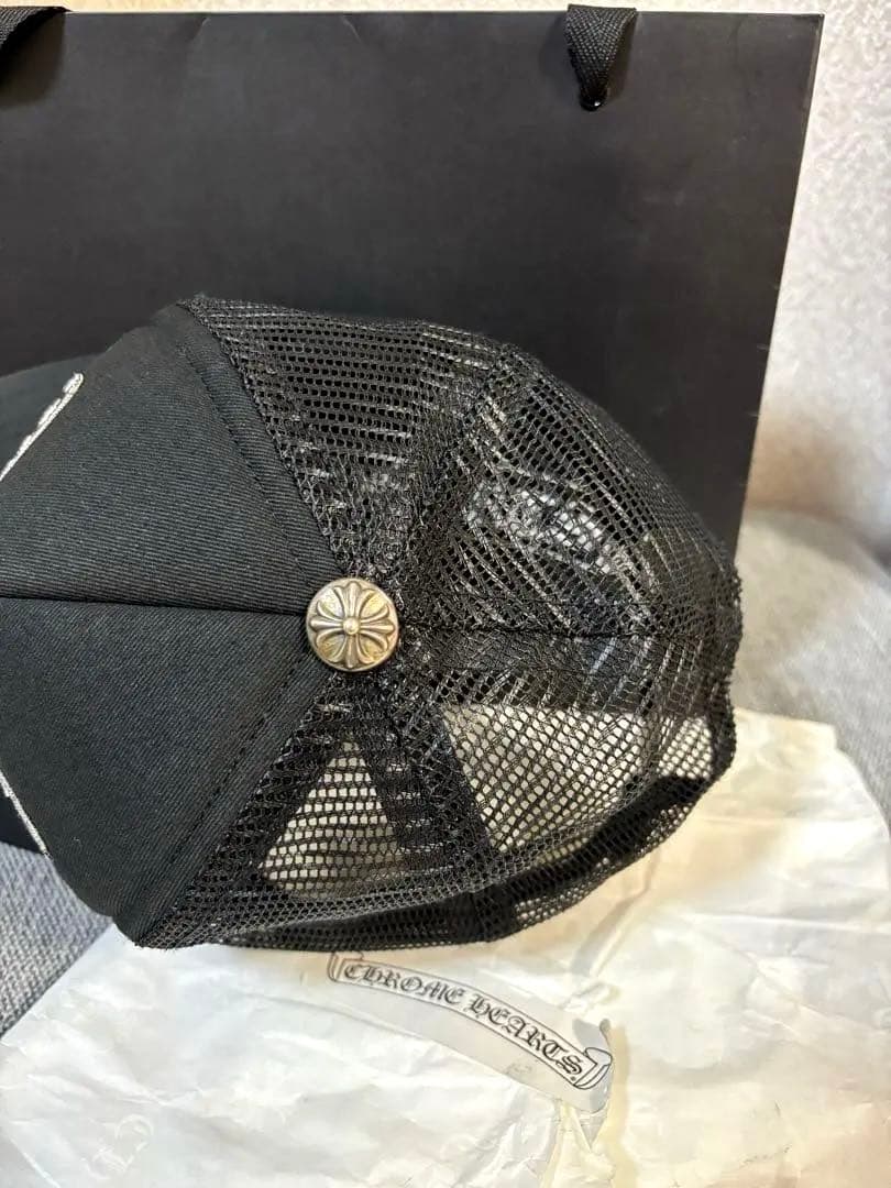 【美品】確実正規品　クロムハーツキャップ　国内正規品　ブラック