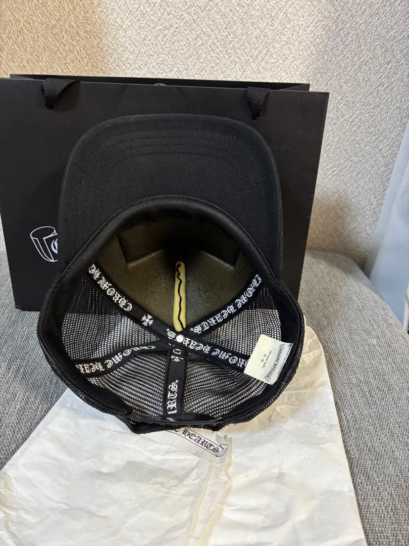 【美品】確実正規品　クロムハーツキャップ　国内正規品　ブラック