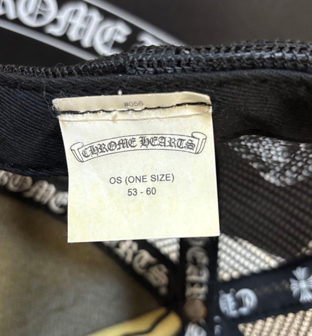 【美品】確実正規品　クロムハーツキャップ　国内正規品　ブラック