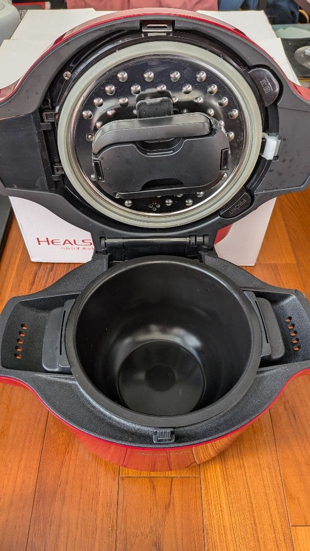 ヘルシオ ホットクック 1.6L SHARP　シャープ　KN-HW16F-R