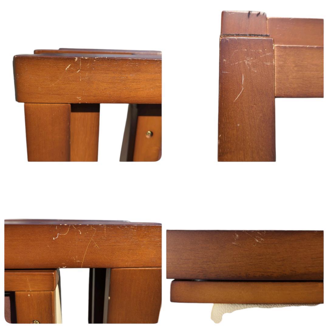 フォールディングチェア　木製　4脚セット