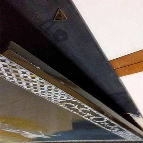 ★特大！　横238㎝（4枚組）　螺鈿　らでん　壁掛け/壁飾り　沖縄本島引取限定