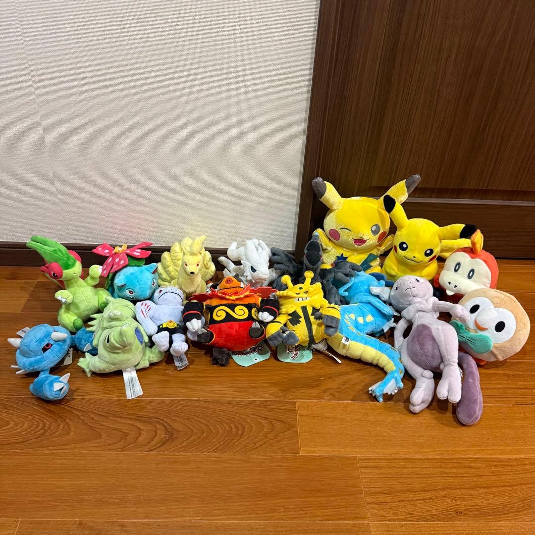 ポケモンフィット他ぬいぐるみまとめ売り16体