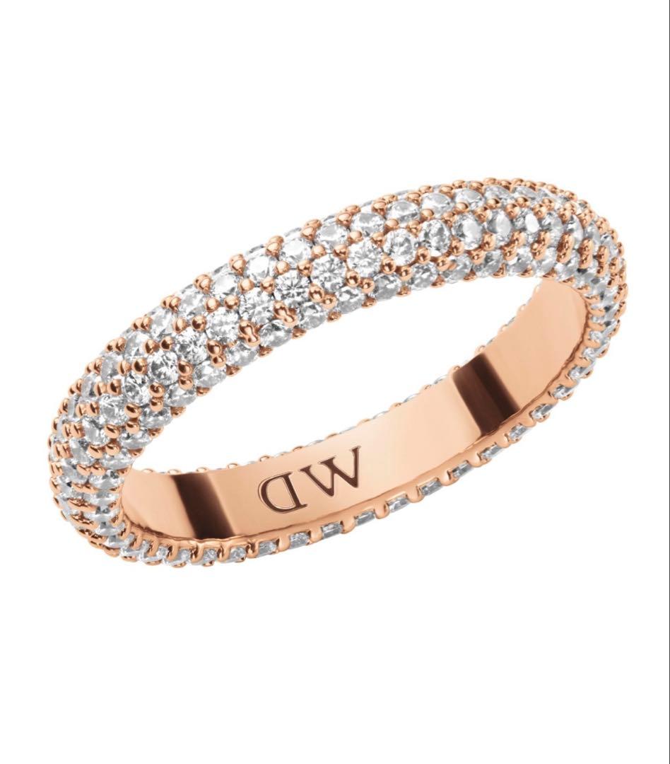 ほぼ新品 Daniel Wellington ローズゴールド リング 50