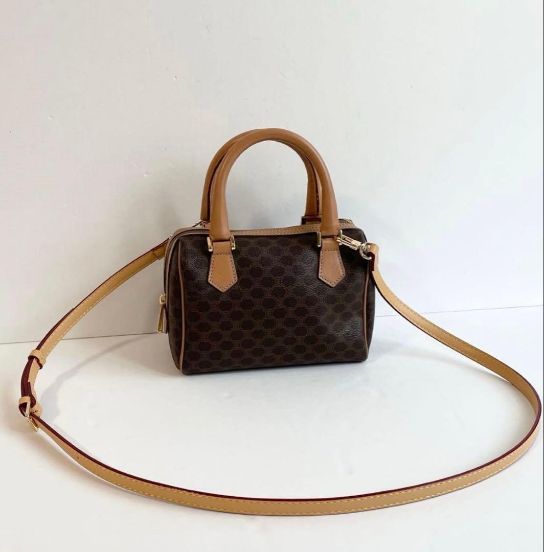 CELINE セリーヌ 2way ミニ ハンドバッグ マカダム