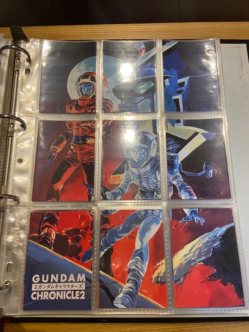 ガンダムクロニクルI・II フルコンプ、1997年　バインダー・特典カード有り