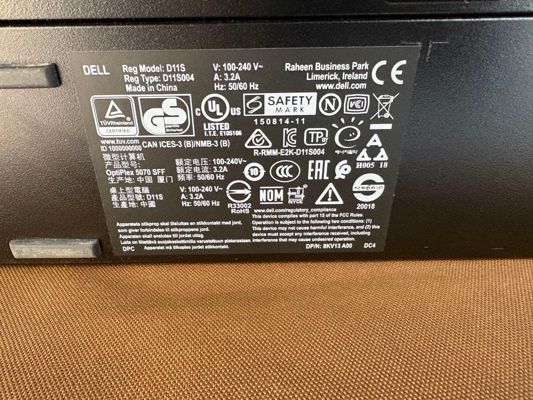 DELL OptiPlex 第9世代iメモリ16GB 新品SSD512GB