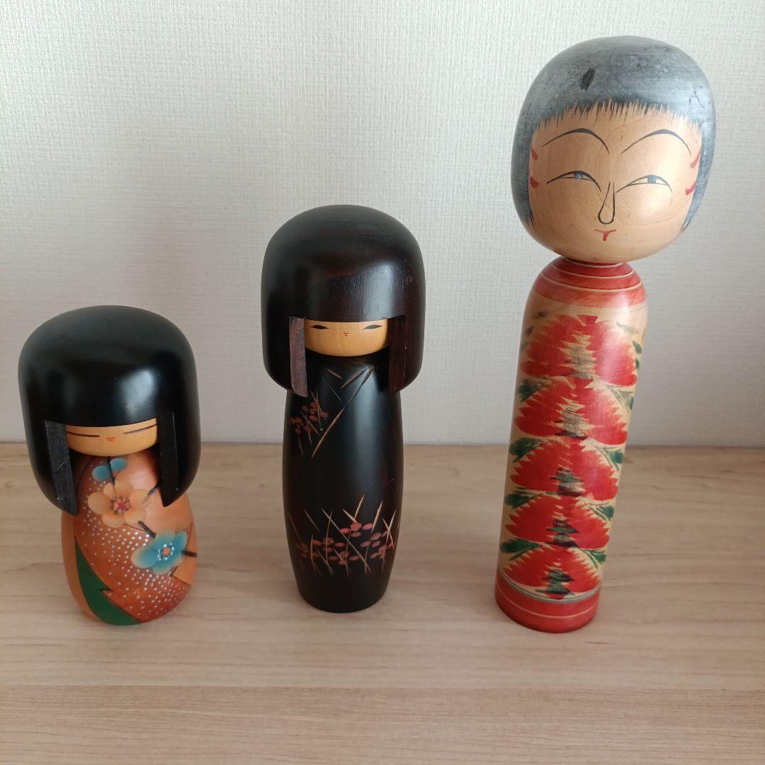 ◆コケシ　7体　卯三郎　山岸政好ほか