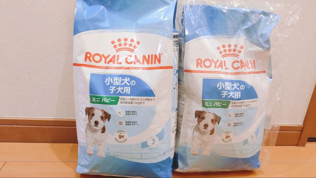  CANIN 小型犬 子犬用 ドライフード 2kg×2個