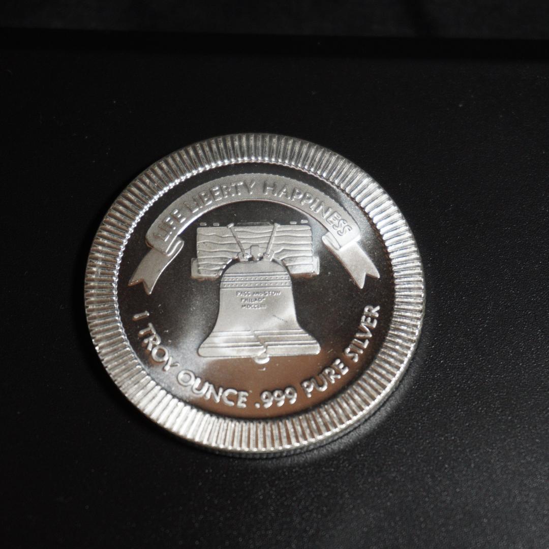 1オンス SilverTowne リバティベル 銀貨 シルバー ラウンド