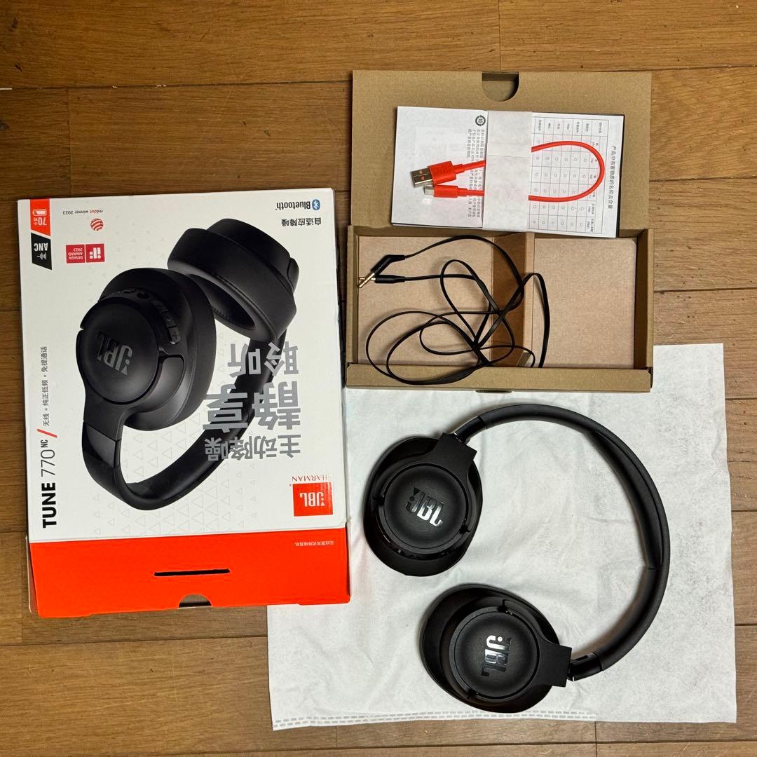 JBL TUNE 770NC ワイヤレス ヘッドホン オーバーイヤー ノ