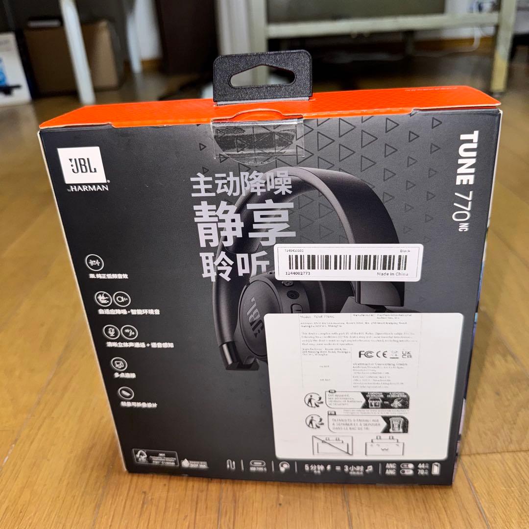 JBL TUNE 770NC ワイヤレス ヘッドホン オーバーイヤー ノ