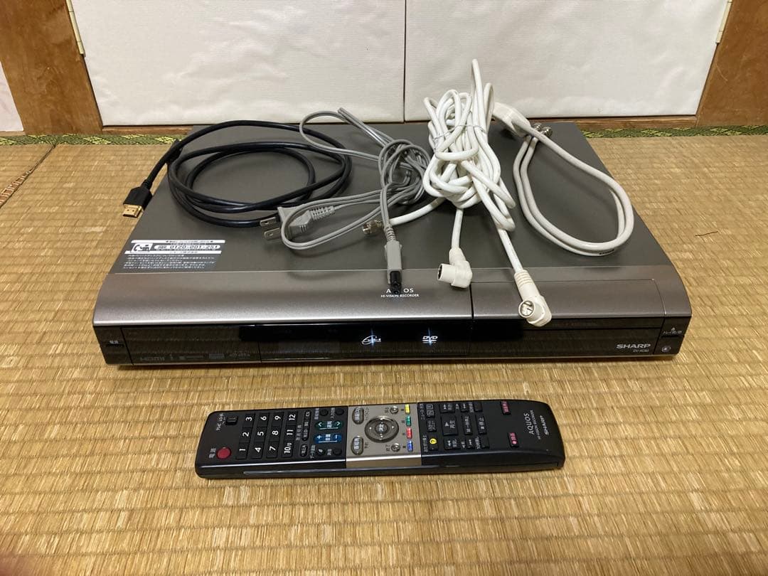 SHARP DV-AC82 DVDレコーダーフルセット　動作良好　送料無料！