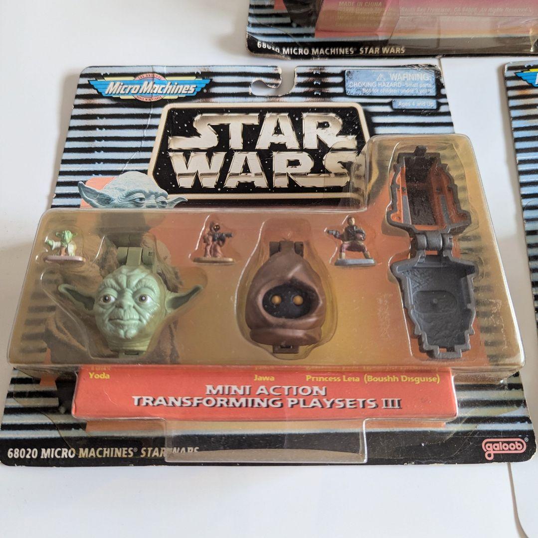 STARWARS　MicroMachines ヘッドコレクション　3点セット
