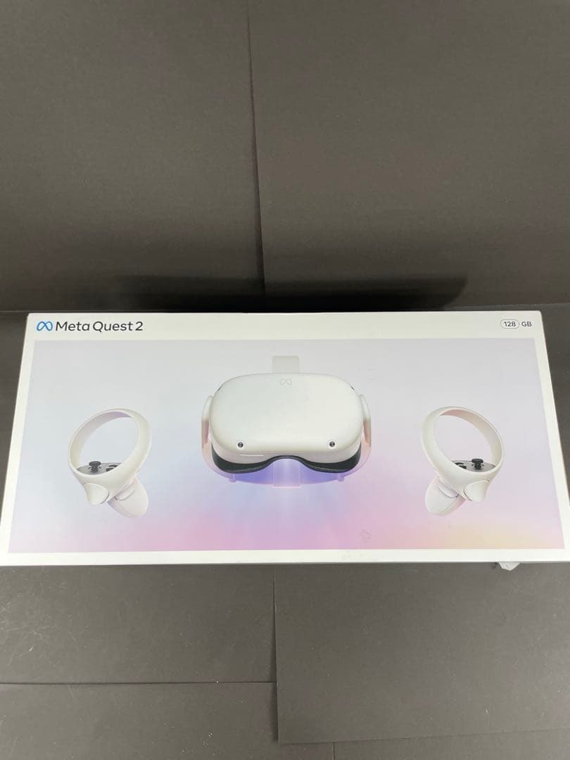 quest2 128GB ヘッドセット ホワイト コントローラー2個付き