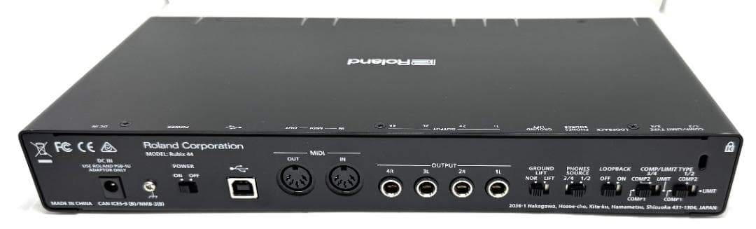 Roland オーディオインターフェイス Rubix44