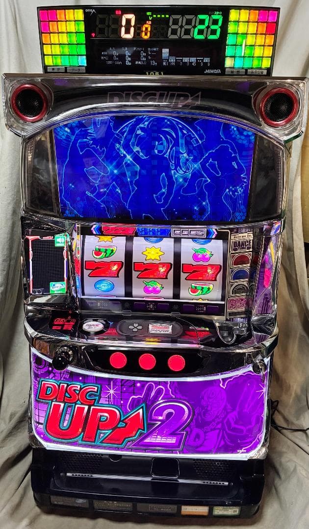 パチスロ ディスクアップ2 （データカウンター付属＆不要機付）☆送料無料