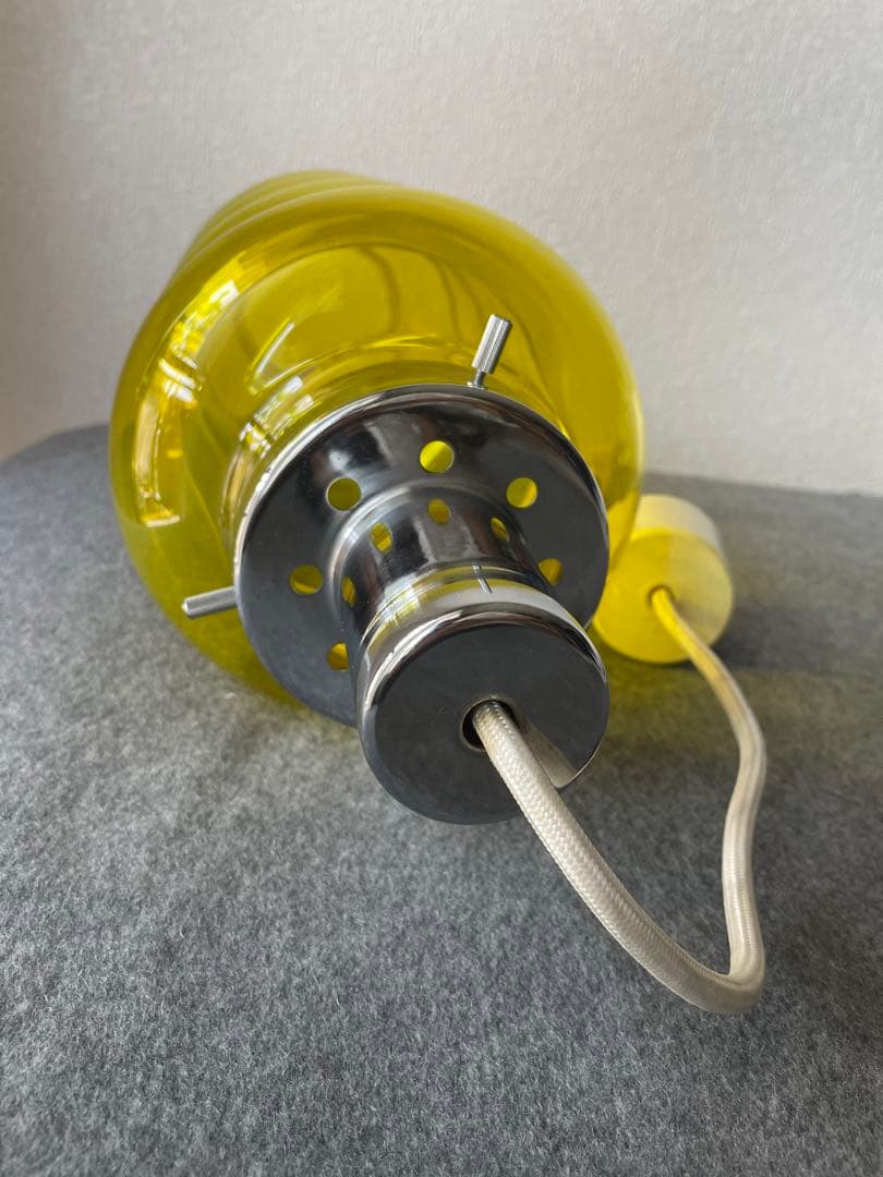 ペンダント　ガラス照明　60s 70s ビンテージ