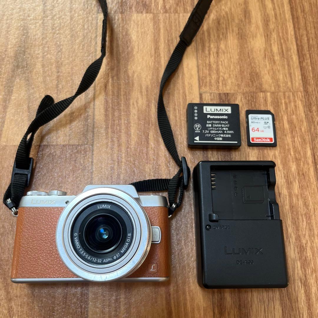【Panasonic LUMIX GF7】バッテリー＋充電器＋SDカード付き
