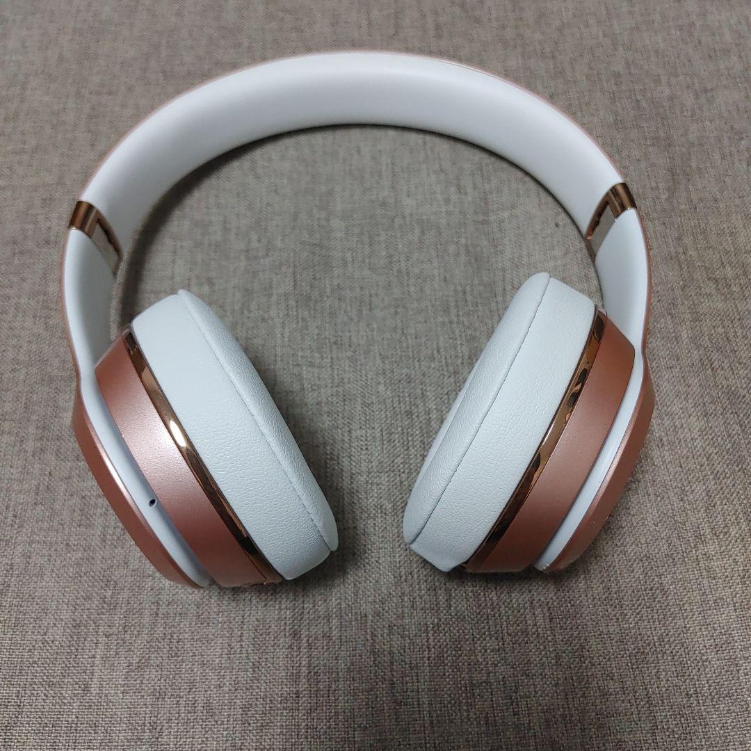 Beats solo3 ワイヤレスヘッドホン ホワイト/ローズゴールド　本体のみ