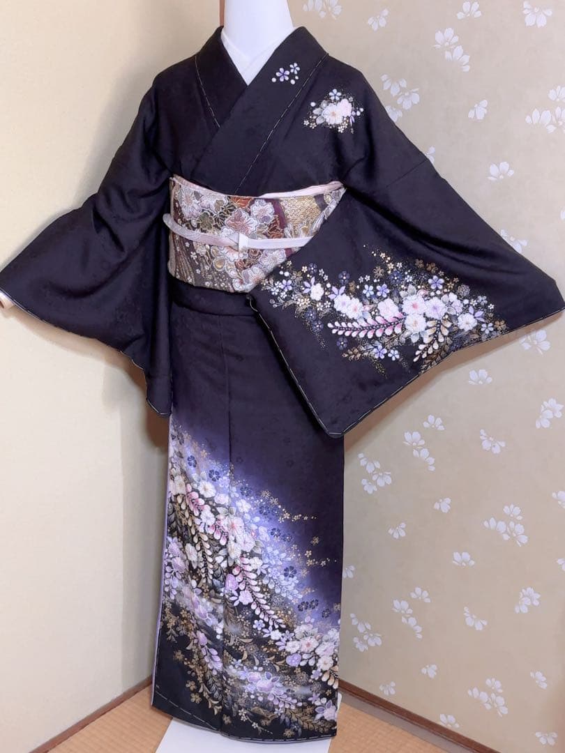 【専用】新品未使用 翠山工房 最高級 訪問着 袋帯 長襦袢 3点セット 辻が花