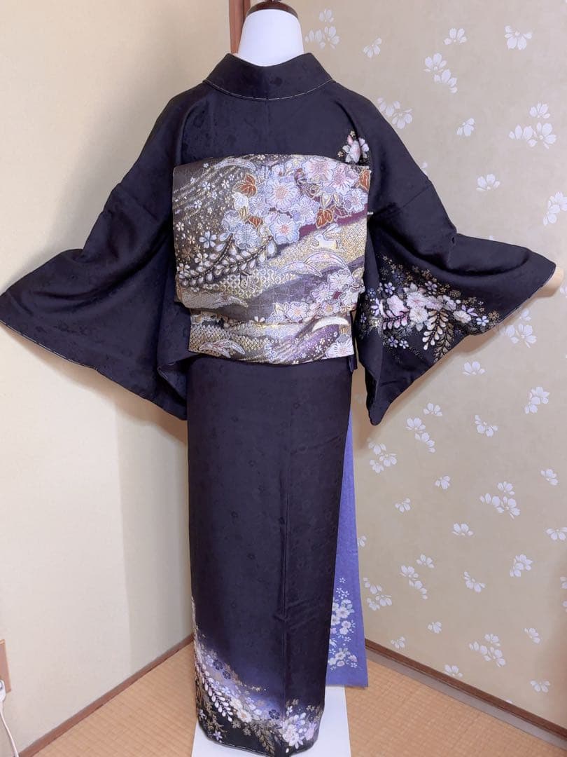 【専用】新品未使用 翠山工房 最高級 訪問着 袋帯 長襦袢 3点セット 辻が花