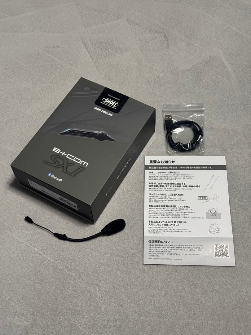 SHOEI GT-Air3 B+COM SX1 ルミナスホワイト L