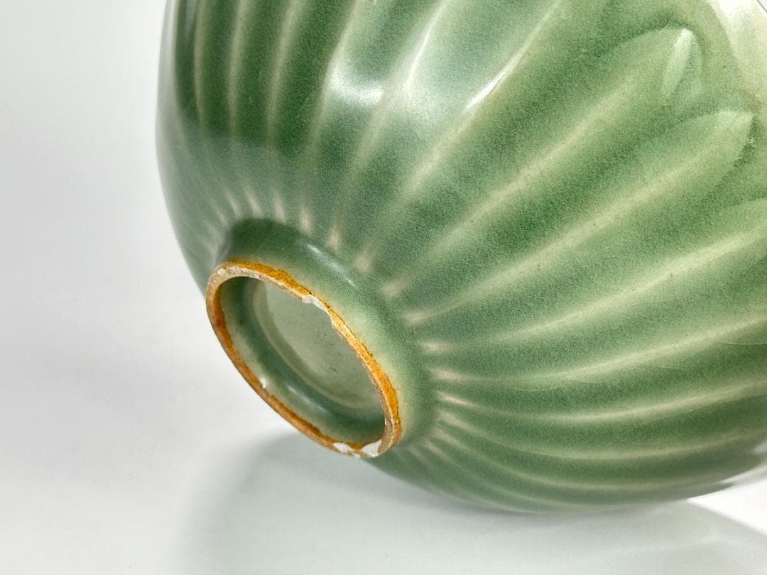 中国美術　龍泉窯　青磁　蓮弁碗　茶碗　唐物　古物　時代物