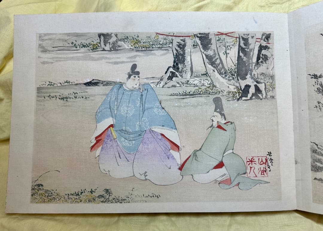 「都の錦」 木版画集26図 明治24年・幸野楳嶺 今尾景年 竹内栖鳳など絵・