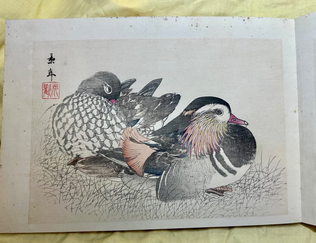 「都の錦」 木版画集26図 明治24年・幸野楳嶺 今尾景年 竹内栖鳳など絵・