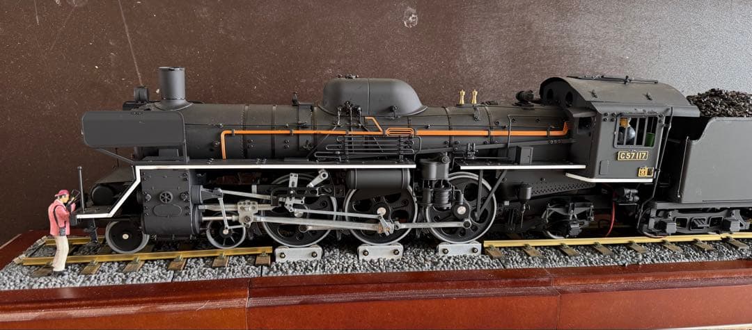 C57 鉄道模型　蒸気機関車　デアゴスティーニ完成品