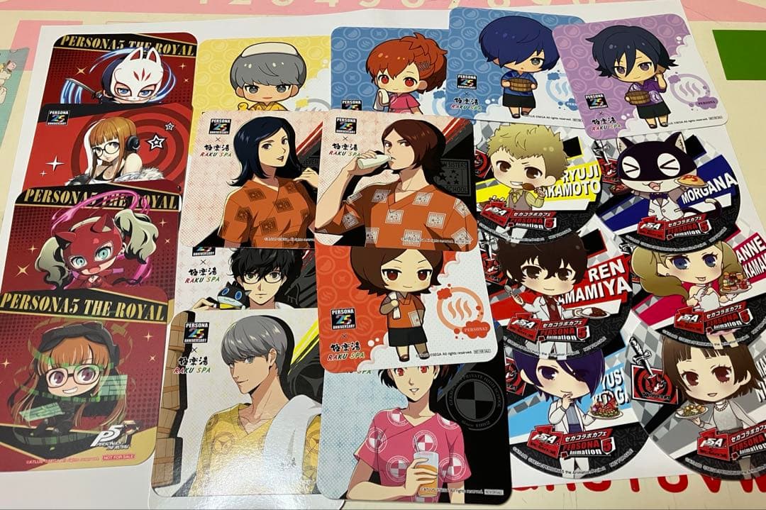 ペルソナ5 他 ポスカ、コースター類