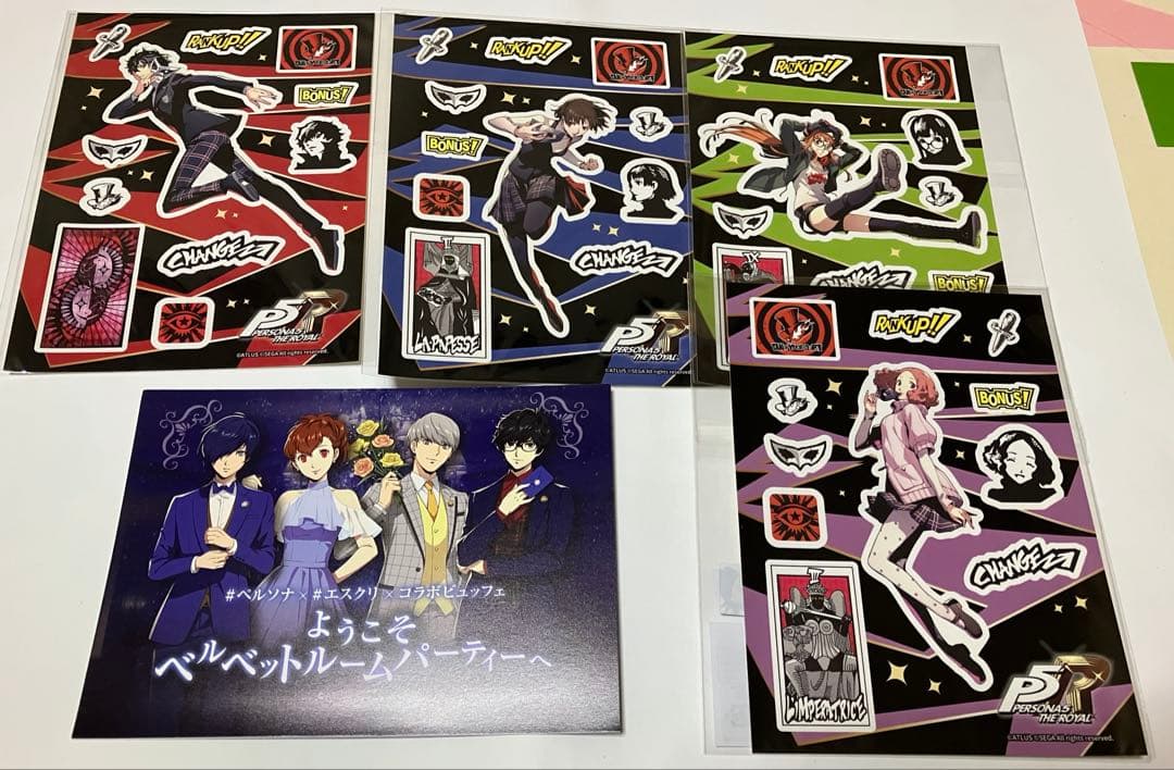 ペルソナ5 他 ポスカ、コースター類