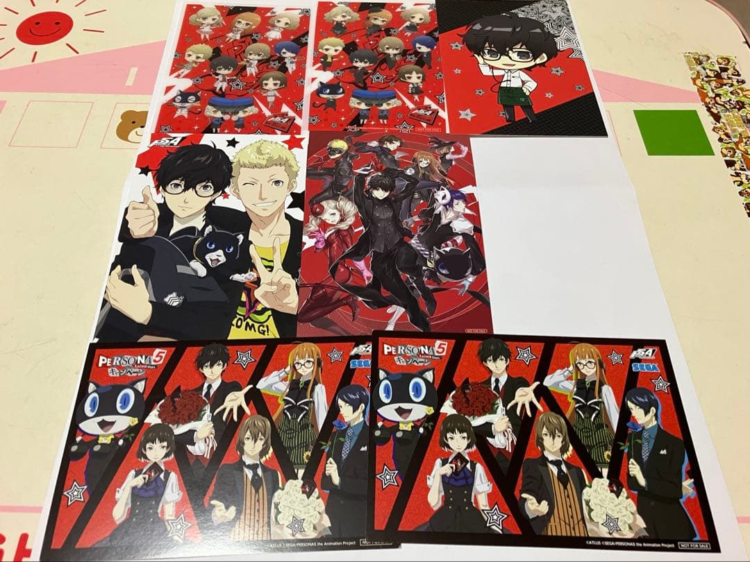 ペルソナ5 他 ポスカ、コースター類