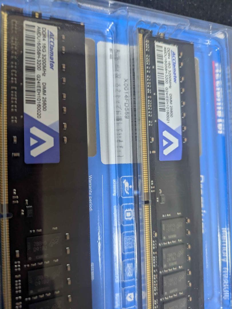Acclamator 16GB×2 3200MHz Memory DDR4