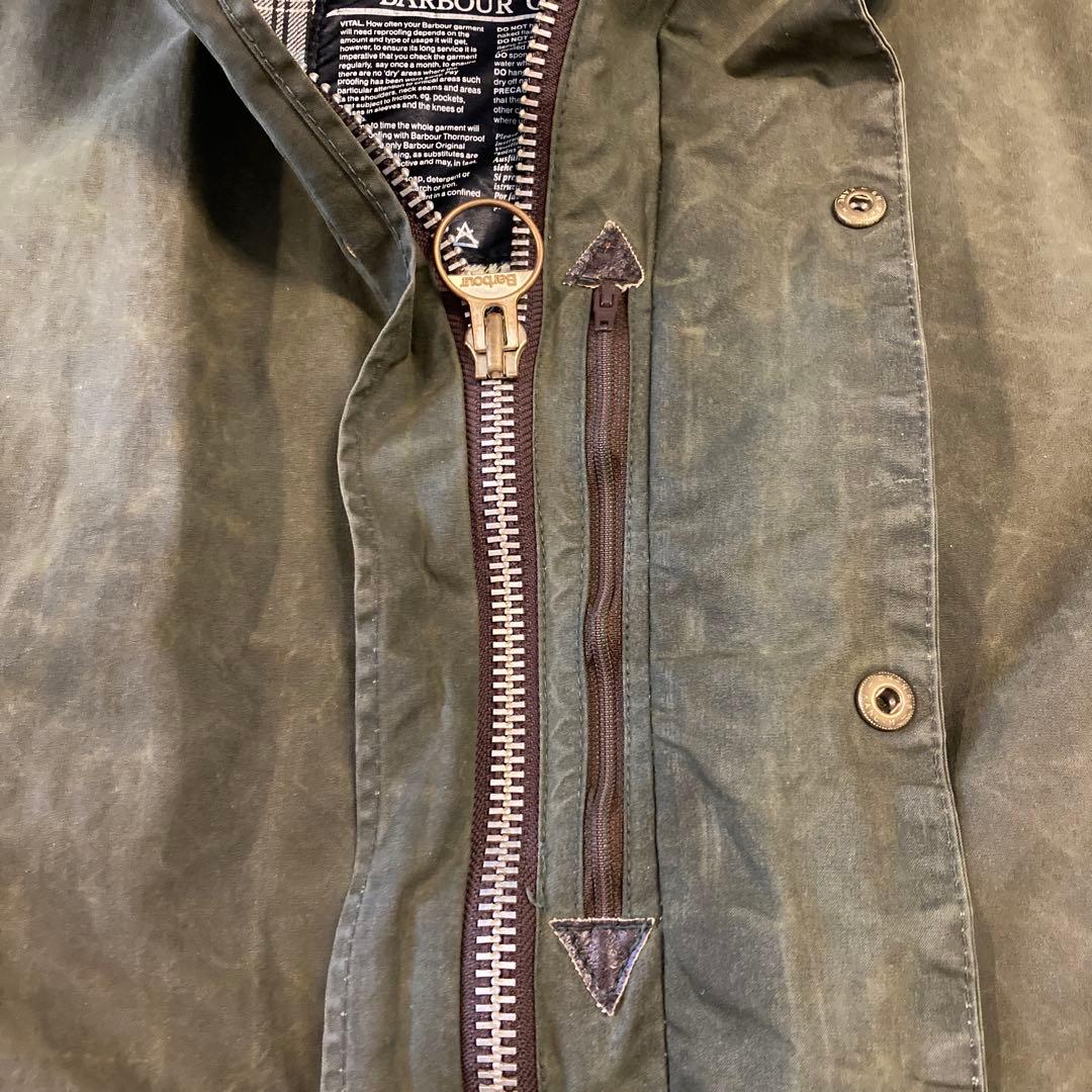 Barbourバブアー　BORDER ボーダー ワックスジャケット