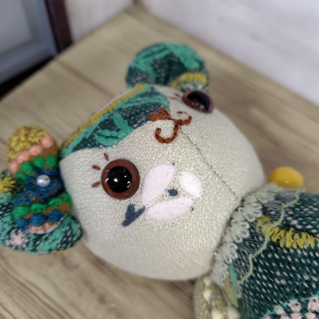 ミナペルホネン＊ハンドメイド＊ぬいぐるみ＊テディベア＊79