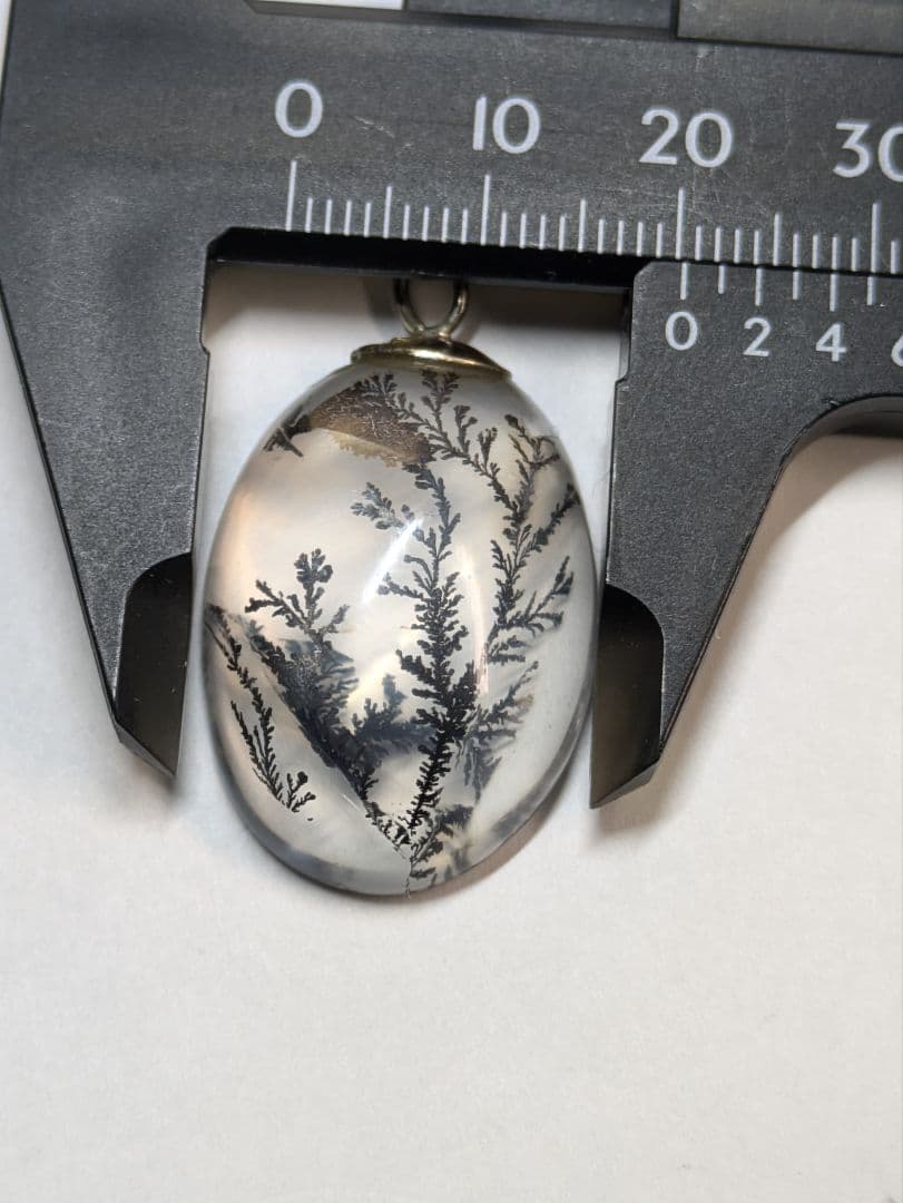 デンドリティッククォーツ 　ペンダントトップ　ビンテージ　デンドライト