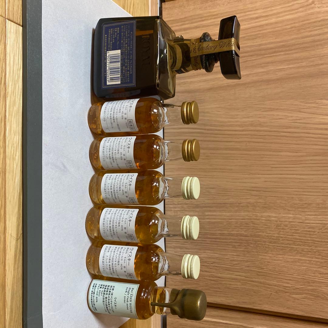 サントリー ロイヤル 15年ウイスキー &シングルモルト6本セット