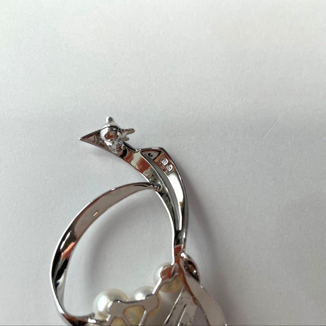 ミキモト　ブローチ　「はなかご」　ケース付き