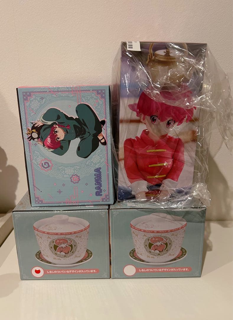 ♡らんまセット♡ 中華風 茶器セット ぬーどるストッパー サテン巾着