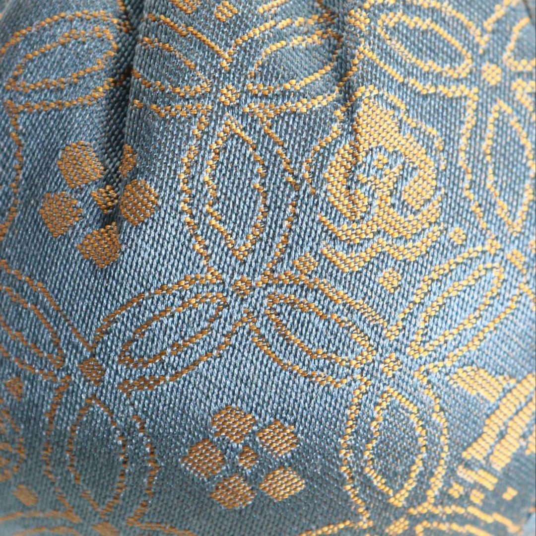 笹田有祥作 摸 唐物大名物 早苗丸壷茶入 宗薫緞子仕覆付 茶道具　V904