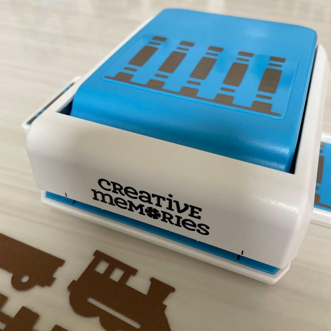 値下げ】クリエイティブメモリーズ　トレイントラックス エンボスロコモティブパンチ