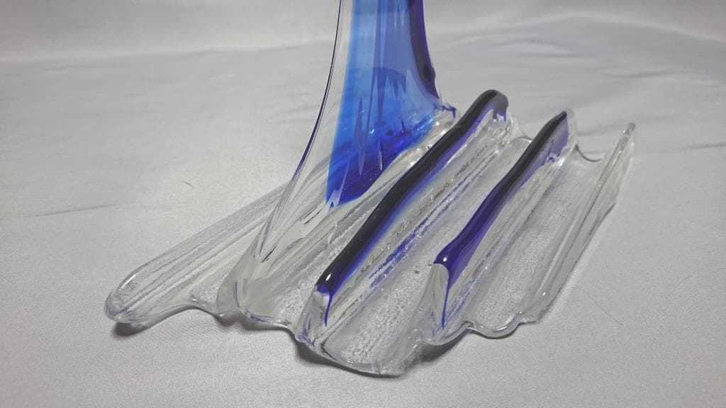 名家蔵出　作家伊藤絹子　オブジェ　「山水」　在銘　1989年　工芸展出品作