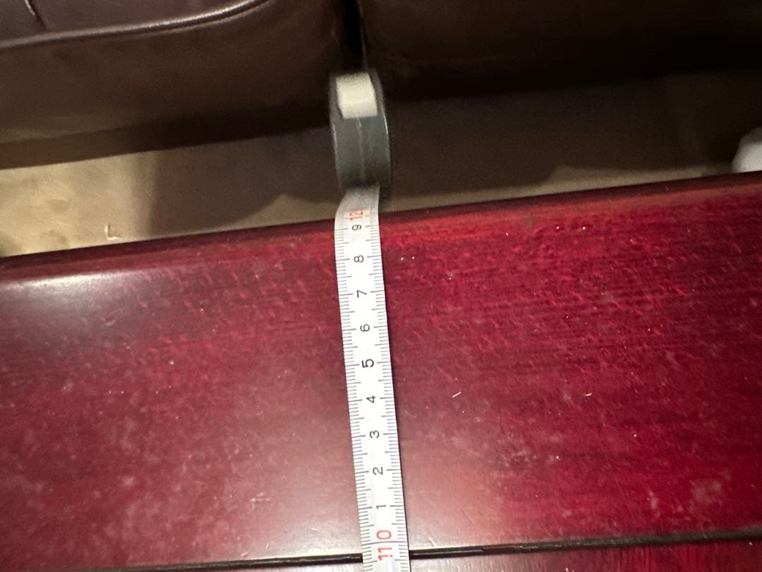 【お値下げ！超美品！たのメル便で発送】カリモク　木製ダークブラウン座卓 収納付き