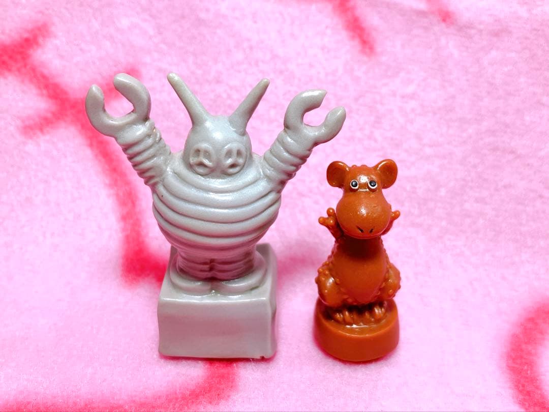 森永 トコちゃんガム ゆかいなトコちゃん人形 ラベル付き セット 怪獣 ソフビ