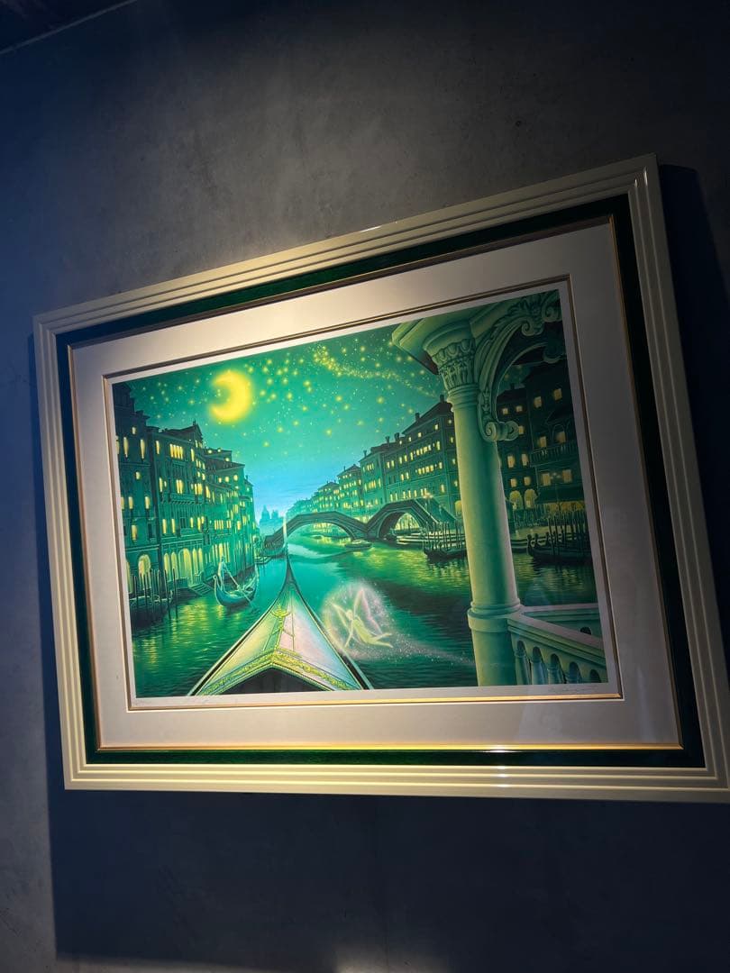 他の方発送ディズニー×塚本馨三 「グリーン ヴェニス」限定200 直筆サイン