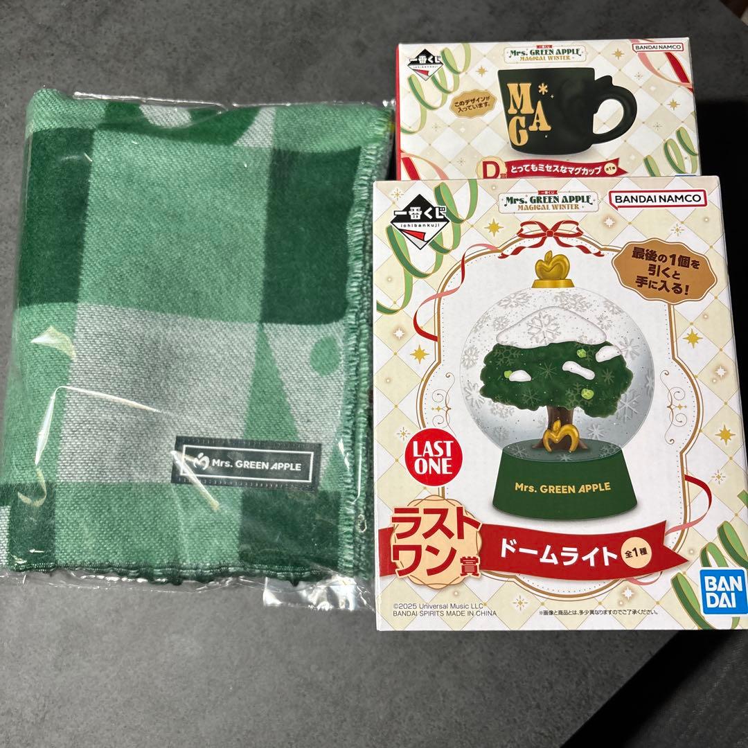 Mrs. GREEN APPLE 一番くじ C、D、ラストワン賞